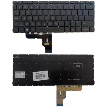 HP ProBook 430 G8/G9, 435 G7/G8 US-Engels toetsenbord met achtergrondverlichting (zwart)