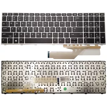 HP ProBook 450 G5, 455 G5, 470 G5 vervangend toetsenbord met frame - US-Engels layout