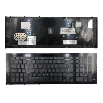 HP ProBook 4720s UK toetsenbord – zwart, full-size, chiclet, schaarmechanisme, numeriek toetsenblok, interne flatcable