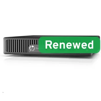 HP Renewed ProDesk 400 G2 DM mini desktop-pc, Intel Core i3-6100T, 8GB RAM, 128GB SSD, Windows 11 Home, Grade B