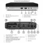 HP Renewed ProDesk 400 G4 SFF desktop-pc - Intel Core i3-8100T, 8GB RAM, 128GB SSD, Intel UHD Graphics 630, Windows 11 Pro