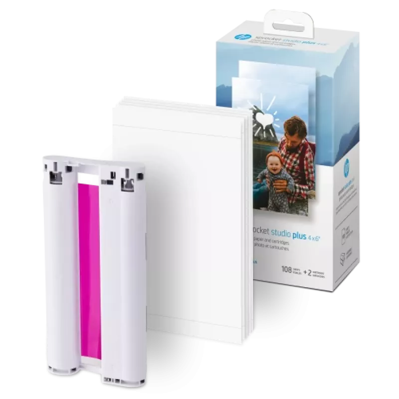 HP Sprocket Studio Plus 4x6 fotopapier (108 vel) - glanzend