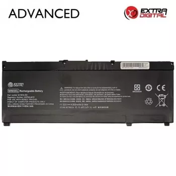 HP SR03XL vervangende laptopaccu 4380mAh 11.55V Li-Ion 3-cellen voor Pavilion Gaming 15-cx/dk en Omen 15-dc - zwart