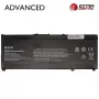 HP SR03XL vervangende laptopaccu 4380mAh 11.55V Li-Ion 3-cellen voor Pavilion Gaming 15-cx/dk en Omen 15-dc - zwart