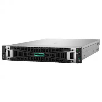 HPE ProLiant DL380 Gen12 server, Intel Xeon 6505P 2.2GHz 12-core, 64GB DDR5 RAM, 8 SFF hot-plug bays, MR408i-o controller, 2x1000W redundante PSU, 2U rack