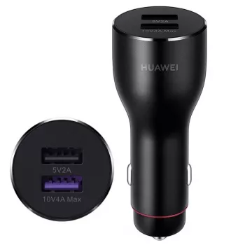 Huawei autolader Super Charge dual port 40W zwart