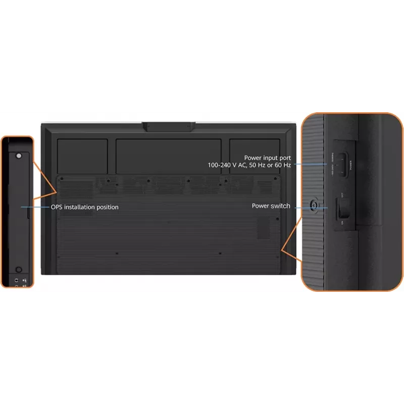 HUAWEI IdeaHub Board 3 Pro IHB2-86PB Intelligent Collaboration Device 86 inch infraroodscherm jade wit