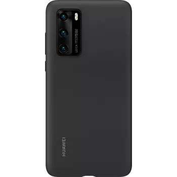 Huawei P40 siliconen hoes zwart