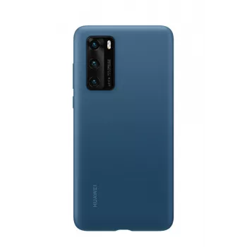 Huawei P40 silicone hoesje blauw