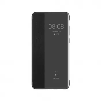 Huawei P40 Smart View flip cover zwart