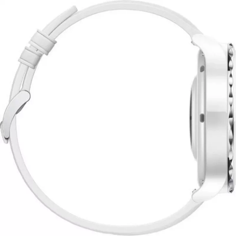 Huawei Watch GT 3 Pro 43mm leren band wit