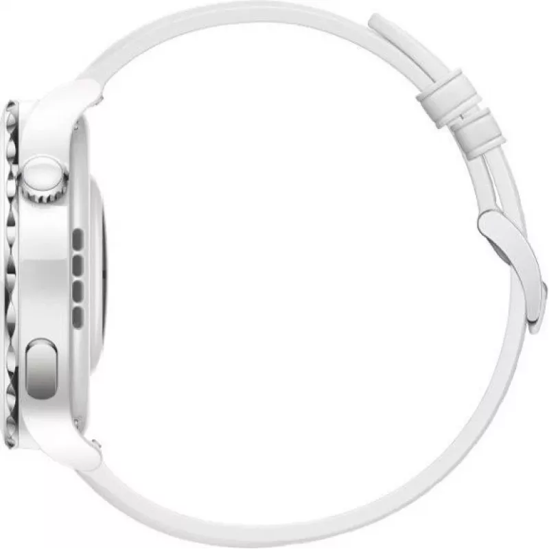 Huawei Watch GT 3 Pro 43mm leren band wit
