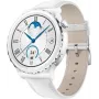 Huawei Watch GT 3 Pro 43mm leren band wit