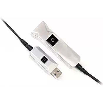 Huddly USB 3.0 actieve optische kabel, Type-A stekker naar Type-A bus, 10 m, zwart 7090043790450