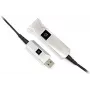 Huddly USB 3.0 actieve optische kabel, Type-A stekker naar Type-A bus, 10 m, zwart 7090043790450