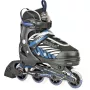 HUDORA Leon verstelbare kinder-inline-skates zwart/blauw maat 33-36