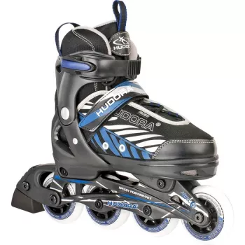 HUDORA Leon kinderen-inline-skates maat 37-40 zwart/blauw
