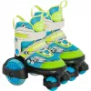 HUDORA My First Quad LED rolschaatsen maat 30-33 groen/blauw