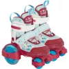 HUDORA My First Quad LED rolschaatsen maat 30-33 rood/lichtblauw
