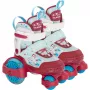 HUDORA My First Quad LED rolschaatsen maat 30-33 rood/lichtblauw