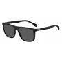 HUGO BOSS BLACK BOSS1699S807 heren zonnebril, zwart montuur, grijze glazen, 56/18/150 mm