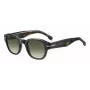 HUGO BOSS BLACK BOSS1717SKB7 heren zonnebril - acetaat montuur, grijze polycarbonaatglazen, UV400-bescherming