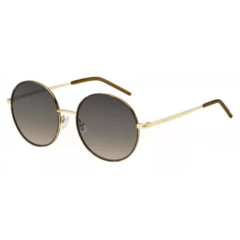 HUGO BOSS BLACK dames zonnebril BOSS1593S06J rechthoekig acetaat montuur grijze glazen 54mm