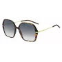 HUGO BOSS BLACK dames zonnebril BOSS1660S2IK - rechthoekig acetaat montuur met grijze glazen
