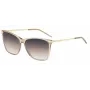 HUGO BOSS BLACK dames zonnebril BOSS1661S84A - grijze glazen, zwart montuur, 58 mm
