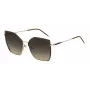 HUGO BOSS BLACK Dames zonnebril BOSS1708S01Q - zwart montuur, grijze glazen, 58 mm
