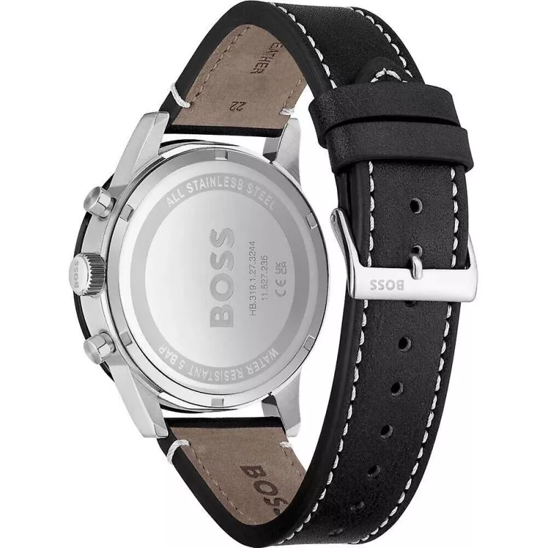 HUGO BOSS heren 1513920 chronograaf edelstaal horloge 44mm