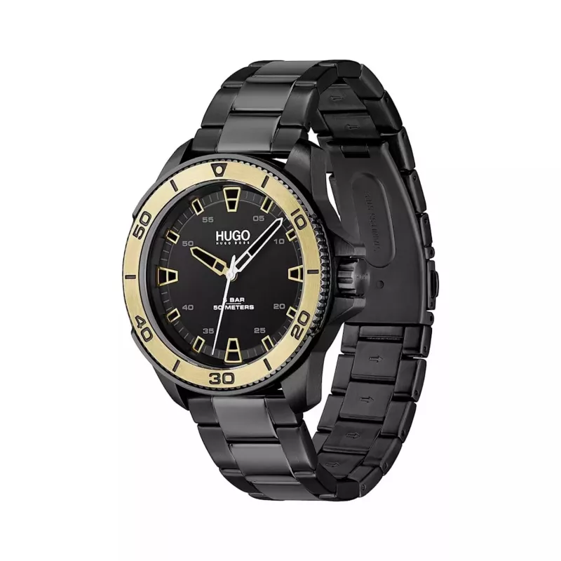 HUGO BOSS heren Skymaster chronograaf horloge 1530225 44mm edelstaal blauwe wijzerplaat