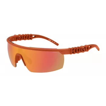 HUGO MAN HG-1284-S-L7Q oversized shield zonnebril 100% UV400