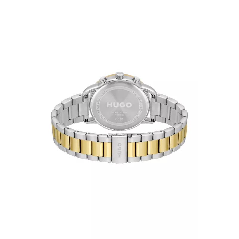 HUGO MAN horloge 1530235 44mm zwart siliconen