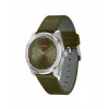 HUGO MAN horloge 1530351 42mm roestvrijstalen kast zwarte wijzerplaat leren band