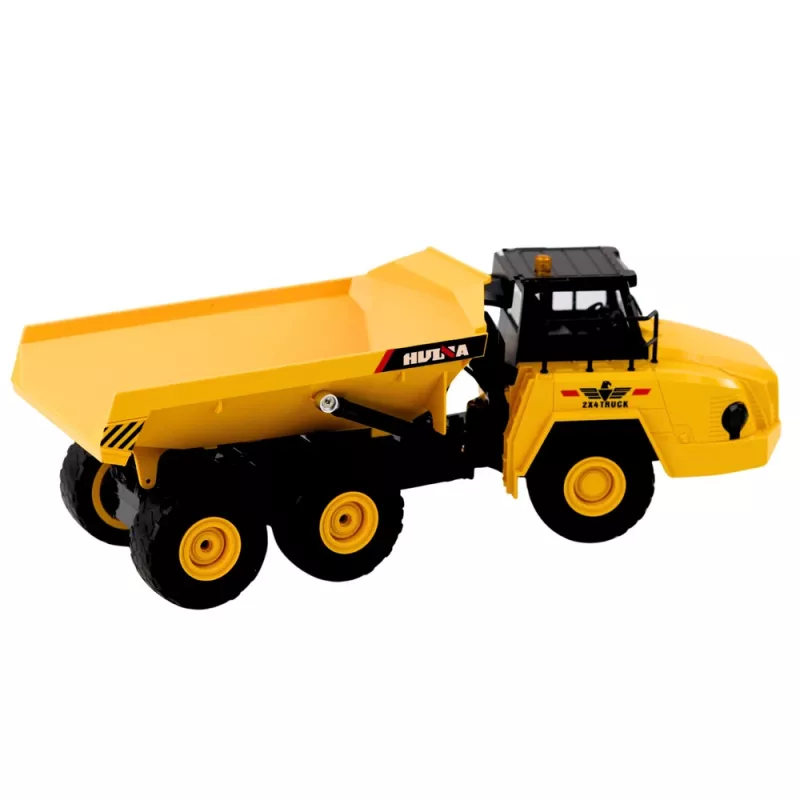 Huina afstandsbediening RC kiepwagen 1553 geel 1:16