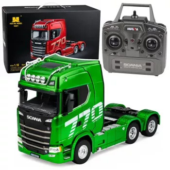 Huina Scania Truck afstandsbediening RC groen 1:18
