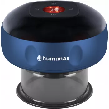 Humanas BB01 siliconen kopzuiger blauw
