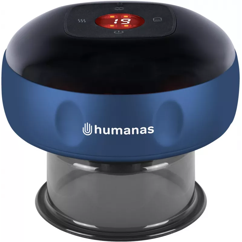 Humanas BB01 siliconen kopzuiger blauw