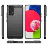 Hurtel Carbon Case Flexible Cover Sleeve voor Samsung Galaxy A53 5G Zwart