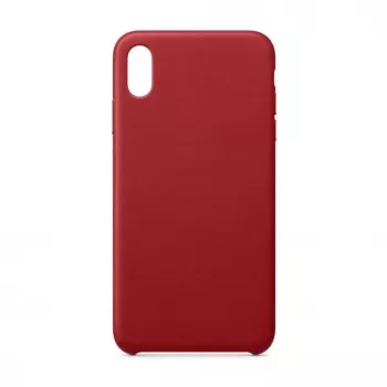 Hurtel ECO leather case cover voor Apple iPhone 12 Mini rood