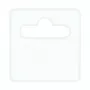 Hurtel Euro hanger 50x50 mm premium met rubberlijm 1000 stuks/rol (0,35 mm folie)
