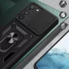 Hurtel Hybrid Armor Camshield Case voor Samsung Galaxy A14 - blauw