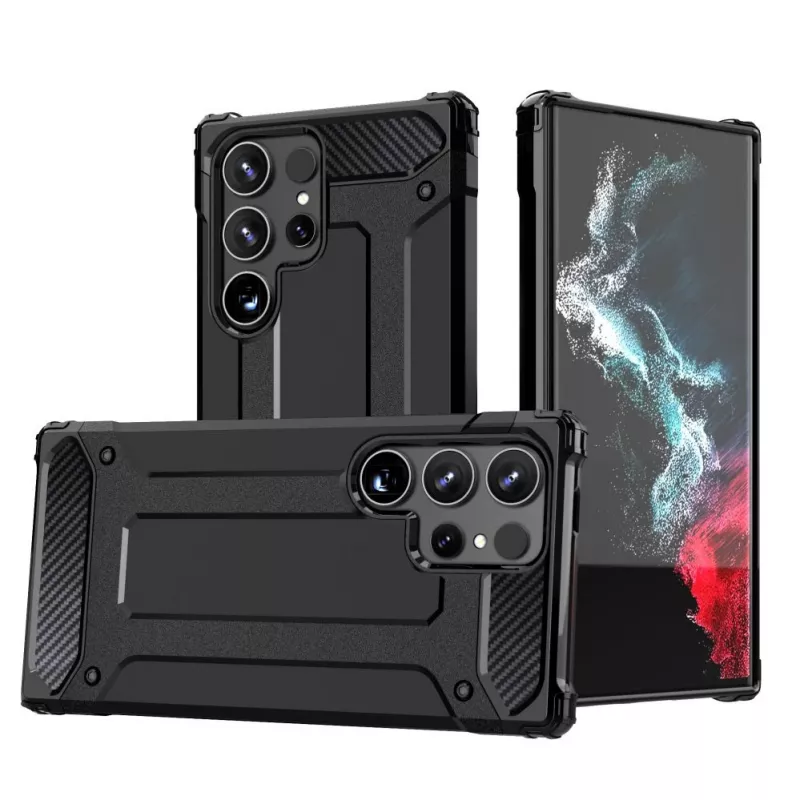 Hurtel Hybrid Armor hoesje voor Apple iPhone 15 Pro - zwart
