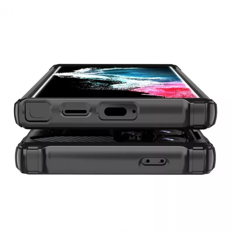 Hurtel Hybrid Armor hoesje voor Apple iPhone 15 Pro - zwart