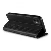 Hurtel Magnet Strap Case voor iPhone 13 Mini - Wallet Cover met Mini Lanyard hanger - zwart