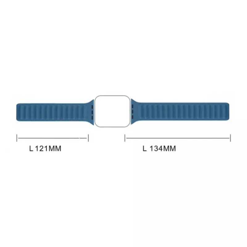 Hurtel magnetische strap armband voor Apple Watch 38/40mm - zwart