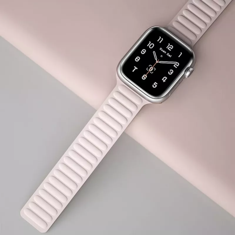 Hurtel magnetische strap armband voor Apple Watch 38/40mm - zwart