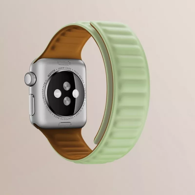 Hurtel magnetische strap armband voor Apple Watch 38/40mm - zwart