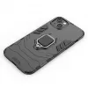 Hurtel Ring Armor Case voor iPhone 14 Plus, Gepantserd Hoesje met Magnetische Houder, Ring, Zwart